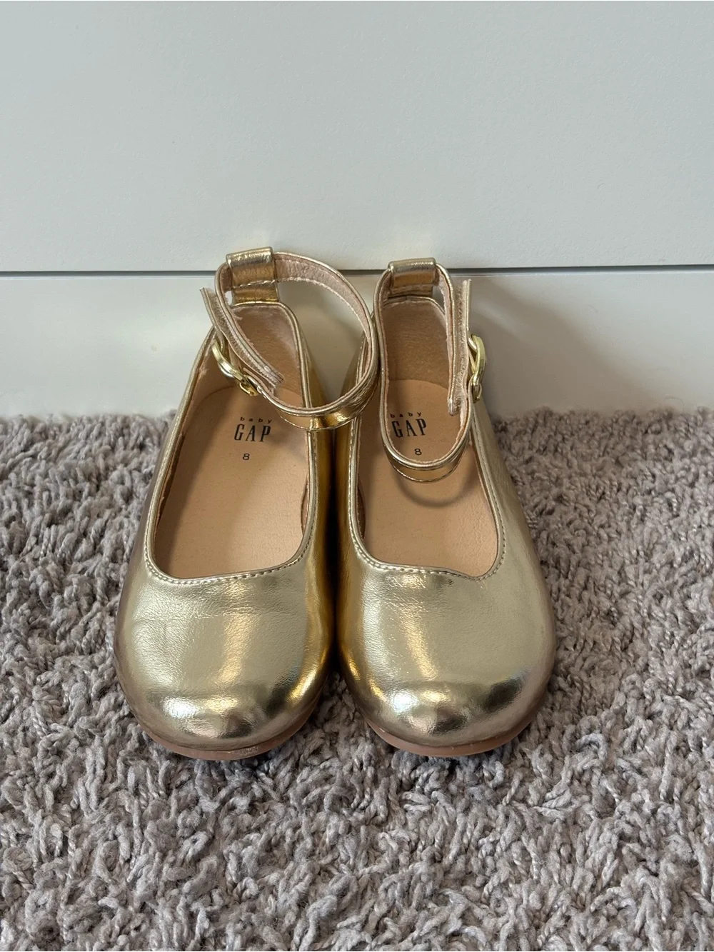 Baby Gap Toddler Girl Metallic Ballet Flats